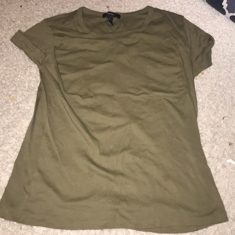 Army Green Pocket Tee